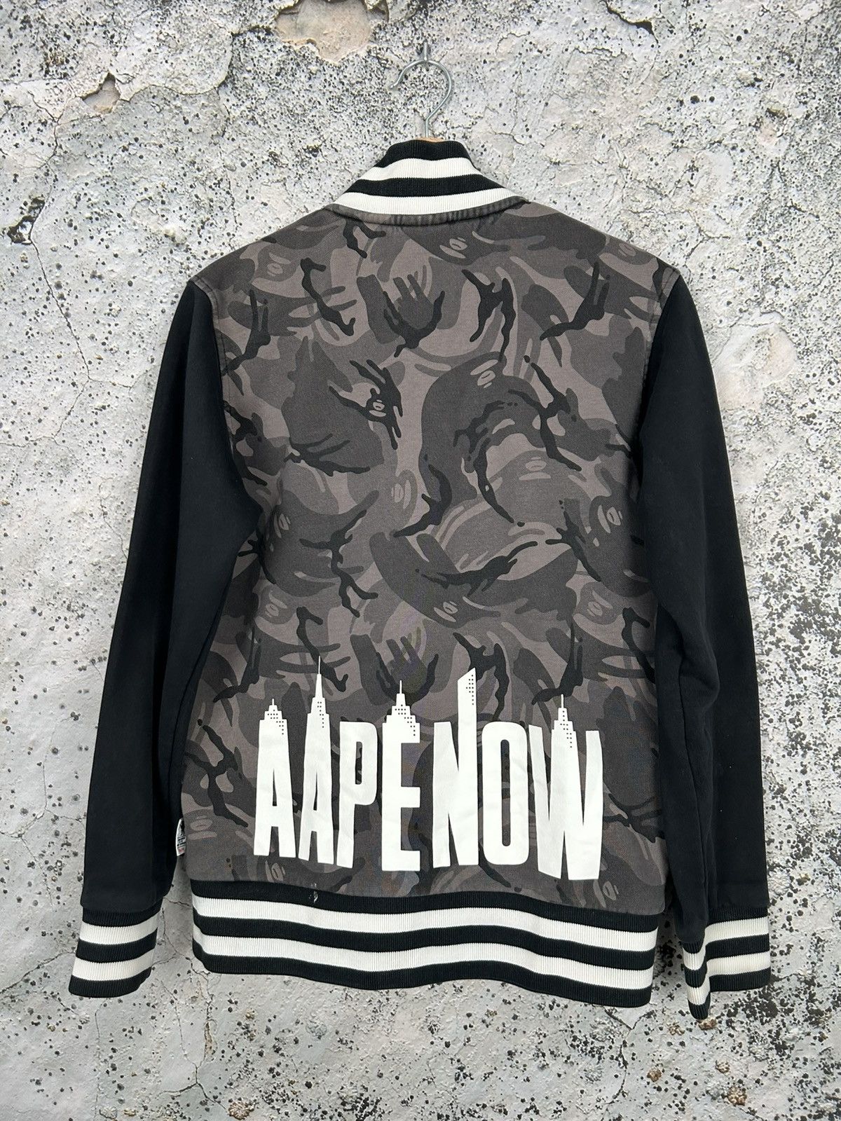 Aape Vintage Aape Now by A Bathing Ape Camo Military Varsity Hype Size US M / EU 48-50 / 2 - 4 Thumbnail