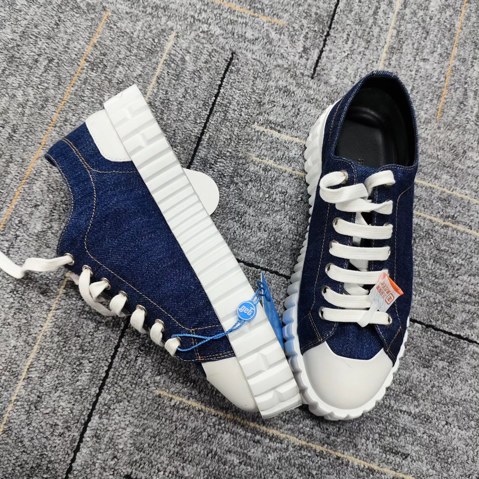 Hermes Hermès Denim Cookie Sneaker 36 Size US 5.5 / IT 35.5 - 3 Thumbnail