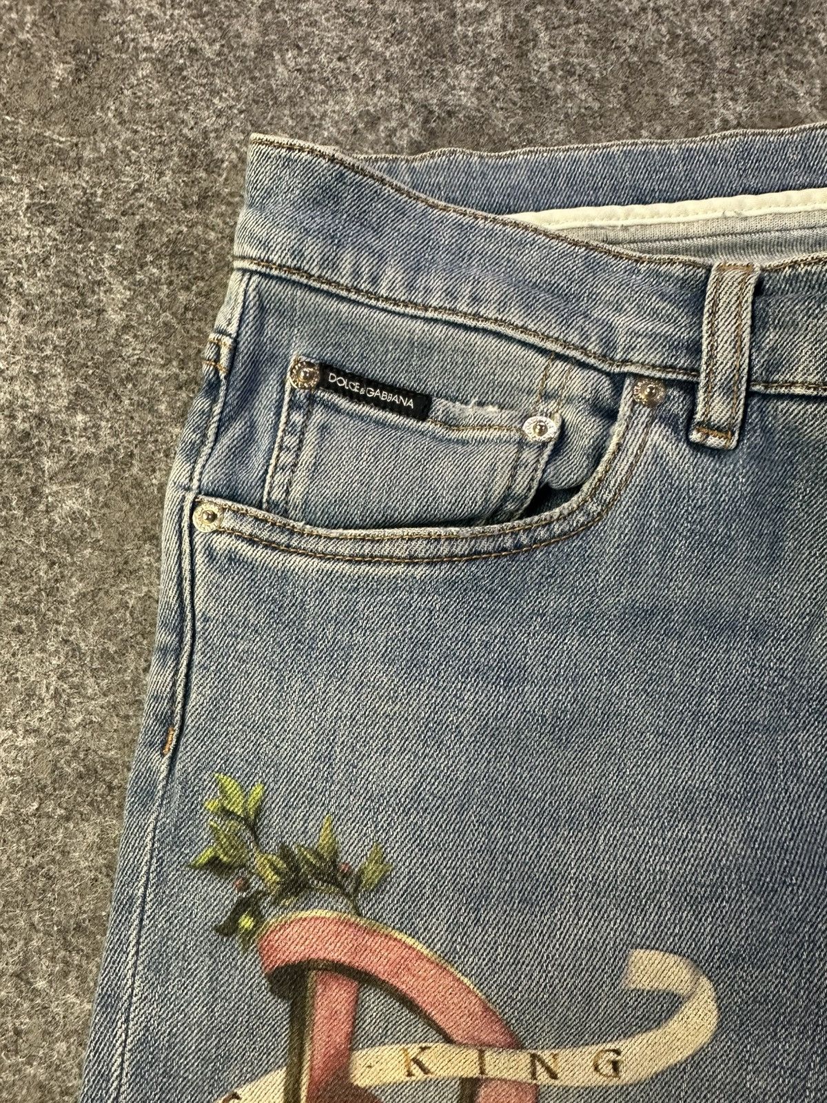 Dolce & Gabbana Dolce & Gabbana Skinny Men’s Jeans Size 50/34 Light Wash Size US 34 / EU 50 - 10 Thumbnail