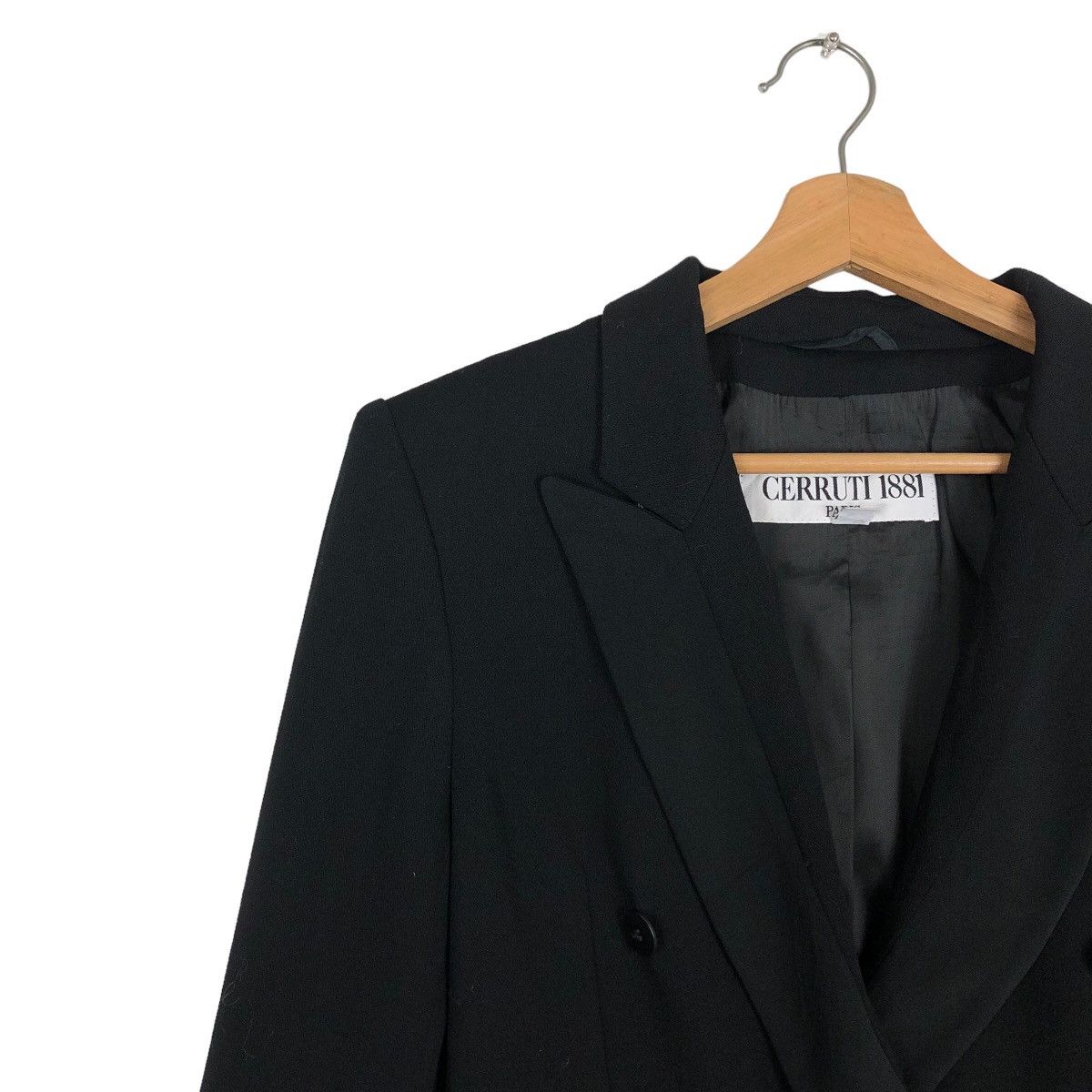 Japanese Brand 🔥Casual Cropped Coats Jacket Cerruti 1881 Paris Size XXS / US 00 / IT 34 - 7 Thumbnail