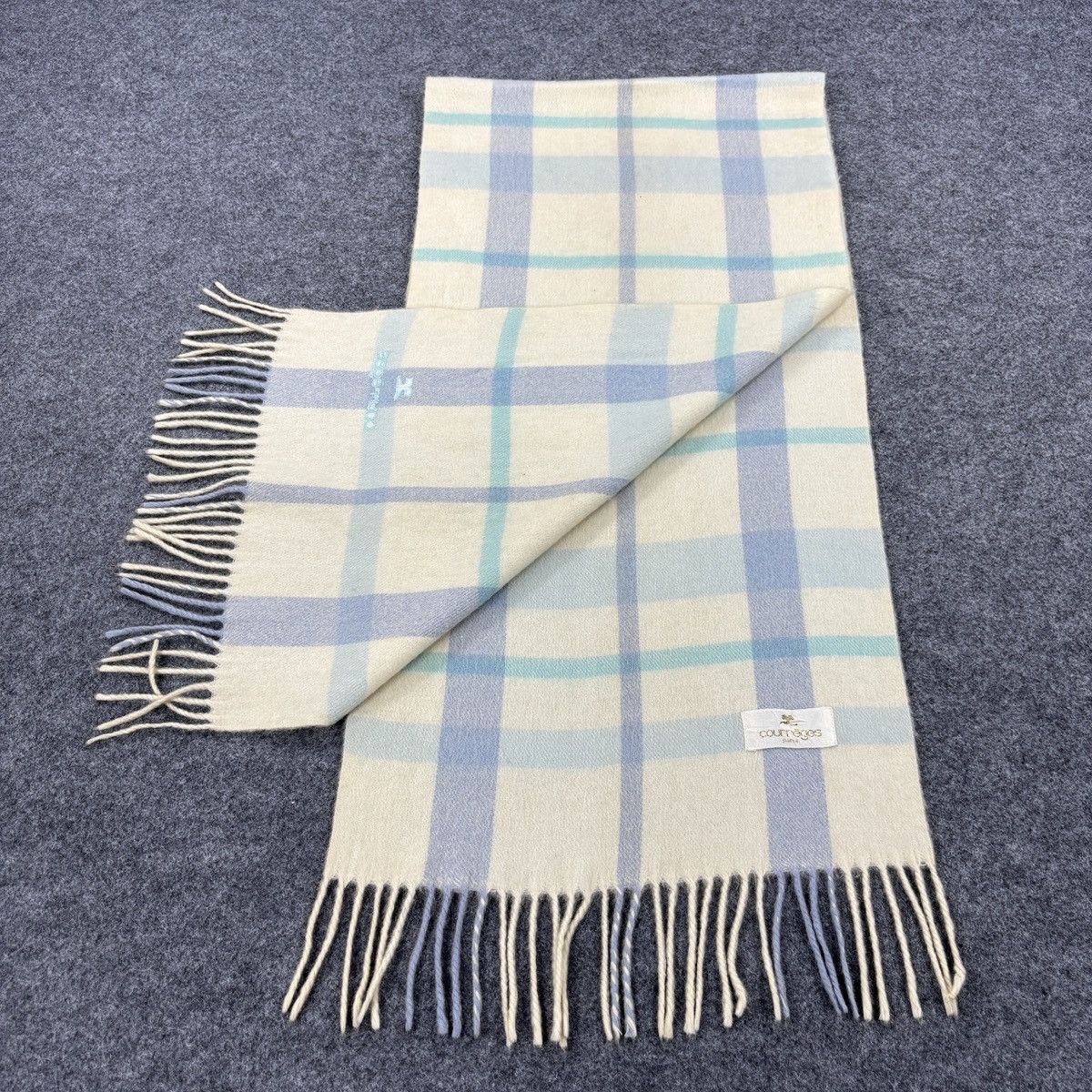 Courreges × Vintage Courreges Scarf # D747 # Muffler # Neckwear Size ONE SIZE - 7 Thumbnail