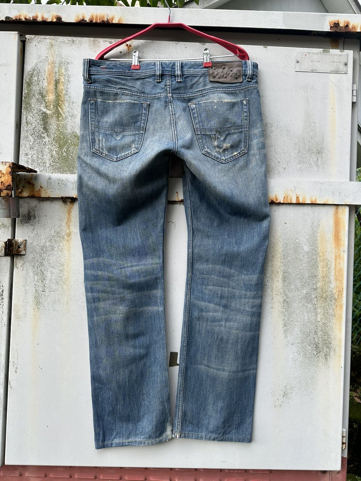 👹Vintage Diesel Viker THRASHED Baggy Jeans