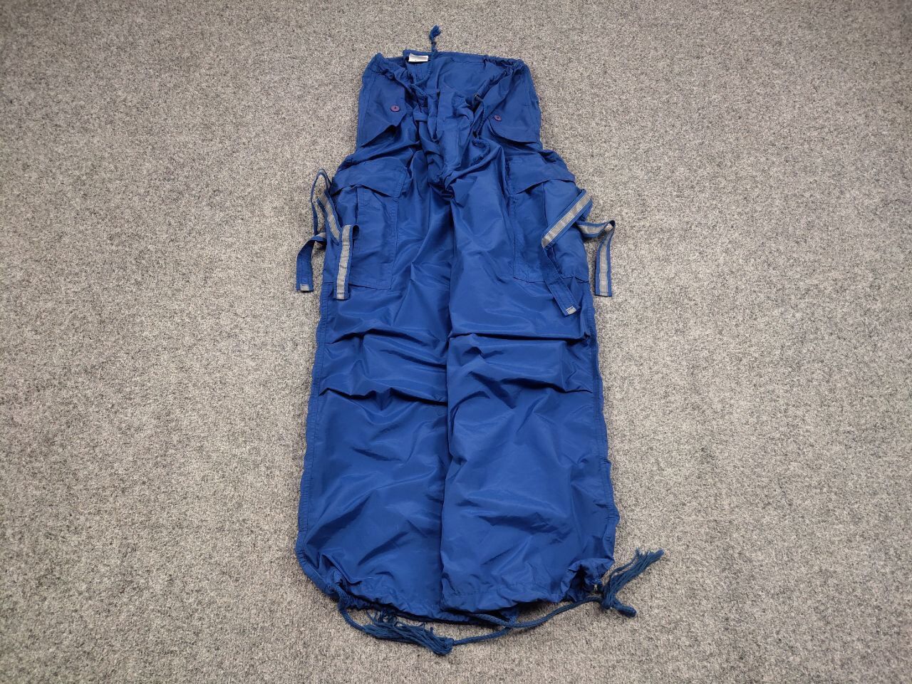 Japanese Brand Rare Vintage MT:2 Japanese Parachute Baggy Cargo Blue Pants Size US 34 / EU 50 - 3 Thumbnail