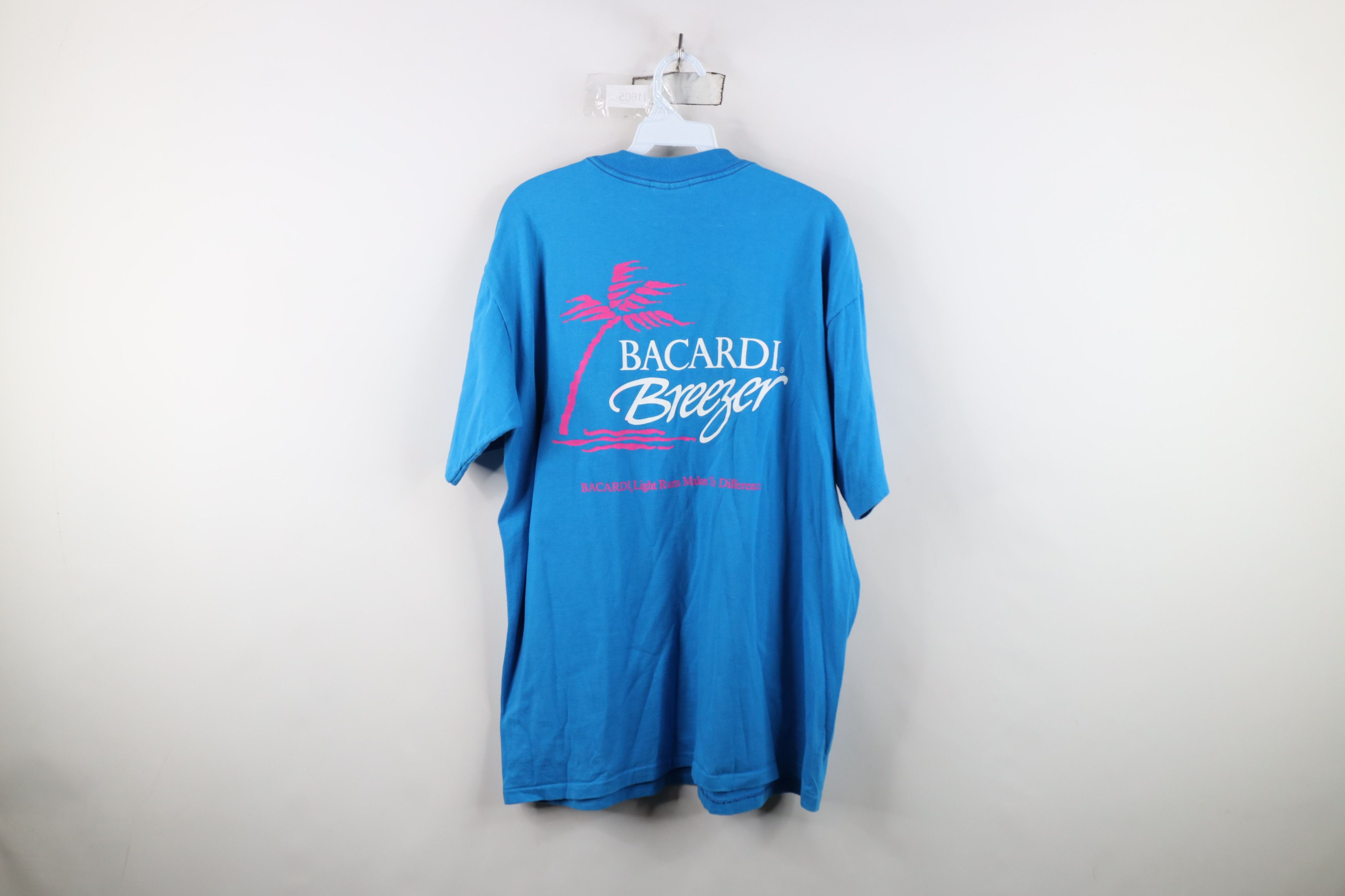 Vintage Vintage 90s Bacardi Rum Breezer Spell Out Pocket T-Shirt USA Size US XL / EU 56 / 4 - 13 Thumbnail