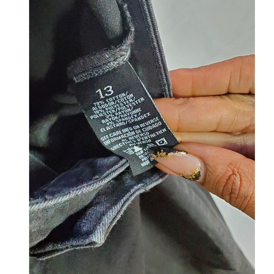 Fashion Nova Fashion Nova Black Raw Hem Flare Jeans Size 13 Size 36" / US 14 / IT 50 - 4 Thumbnail
