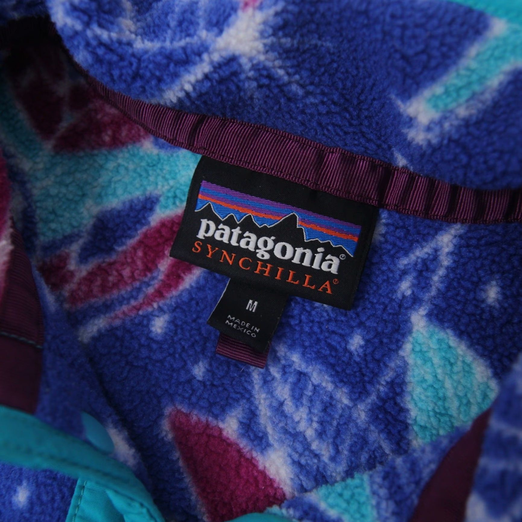 Patagonia Patagonia Synchilla Harvest Moon Womens M Allover Owl Print Snap T Sweater Size M / US 6-8 / IT 42-44 - 4 Thumbnail