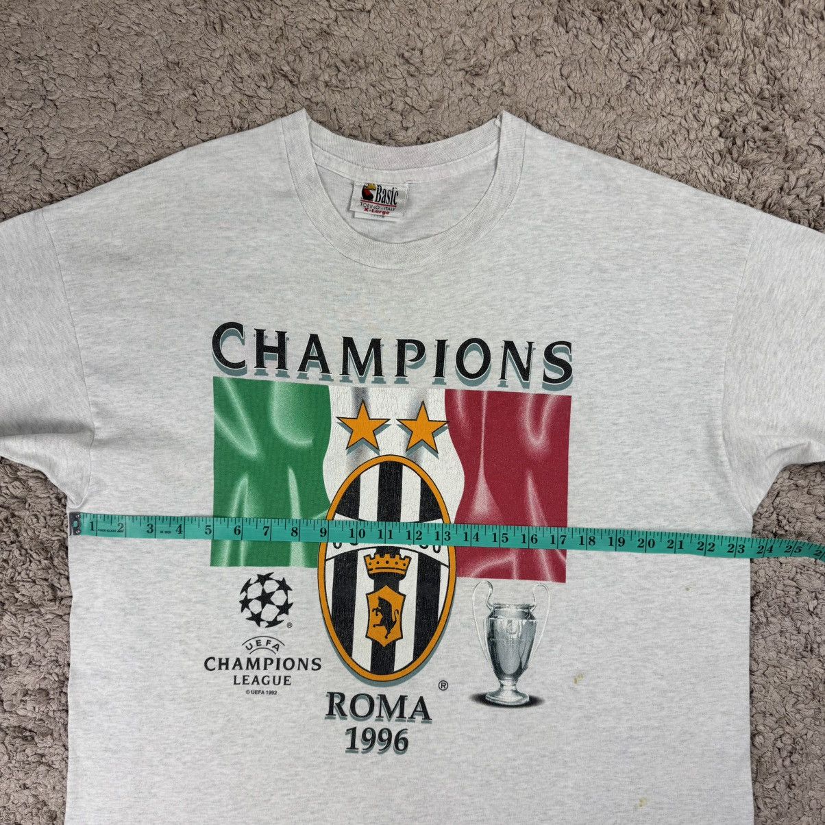 Vintage Vintage Juventus 1996 Champions UEFA League T-shirt Size US XL / EU 56 / 4 - 16 Thumbnail