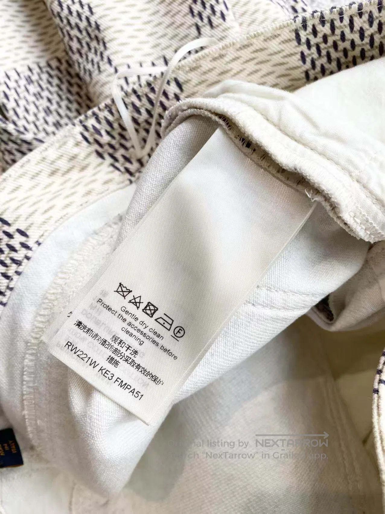 Louis Vuitton Louis Vuitton Checkerboard logo jeans| Size 42" / US 20 - 5 Thumbnail
