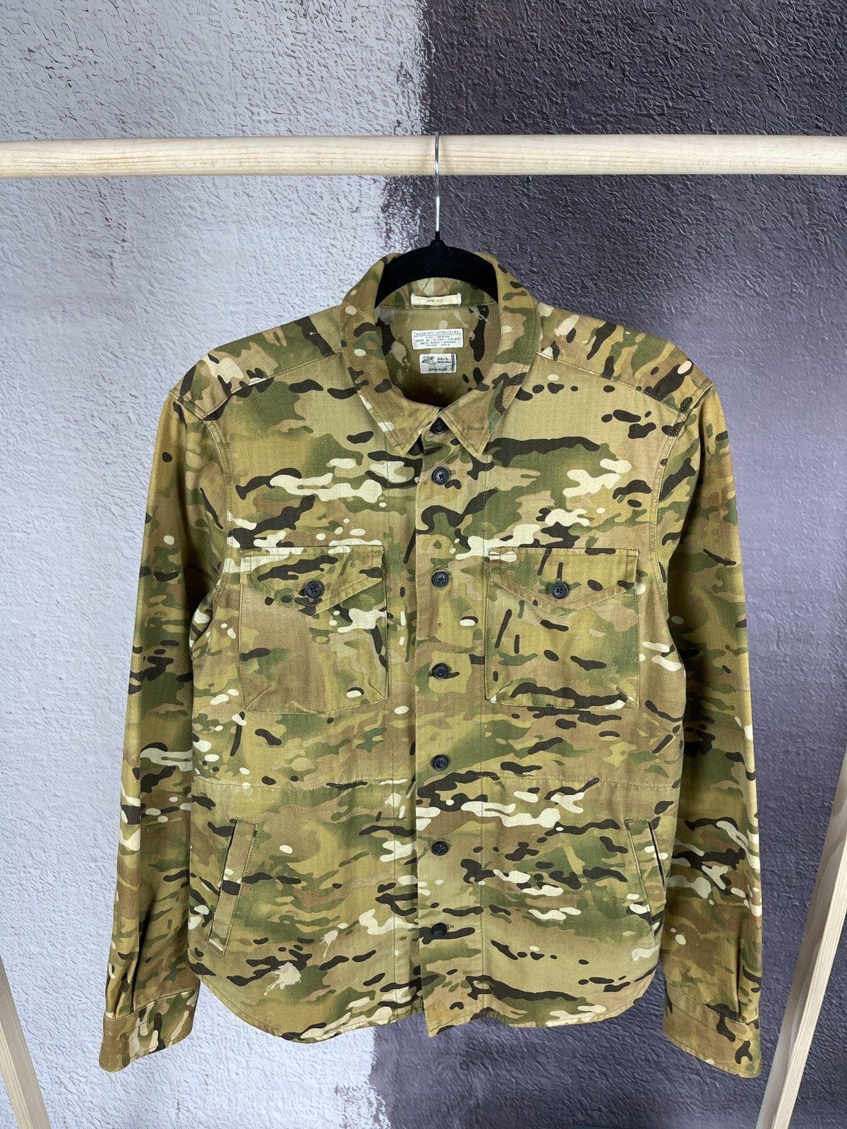 Allsaints Allsaints Ernesto LS shirt military utility overshirt Size US M / EU 48-50 / 2 - 12 Thumbnail