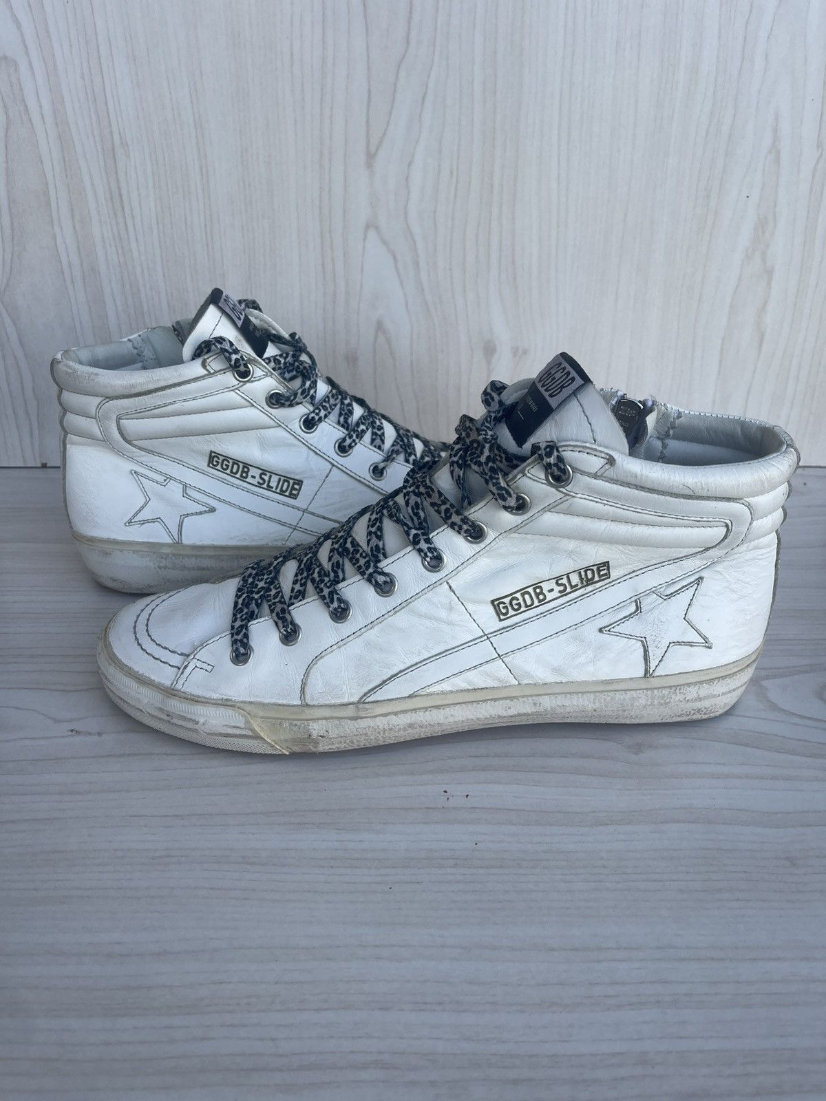 Golden Goose Golden goose slide high top sneakers Size US 7 / EU 40 - 4 Thumbnail