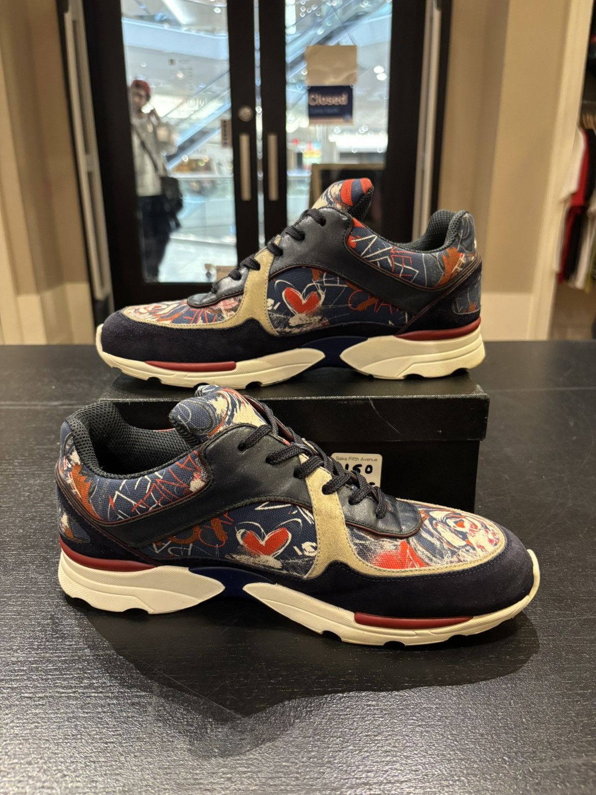 Chanel Chanel Graffiti Heart Sneaker Size US 8 / EU 41 - 3 Thumbnail