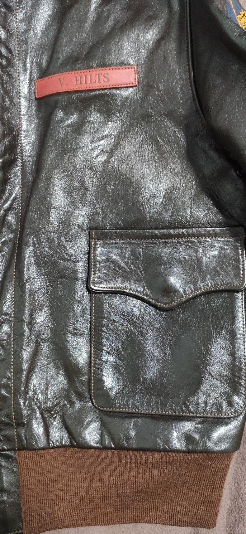 TOYS McCOY TOYS McCoy TMJ1811 Tea Core Horse Leather A-2 Jacket Size US M / EU 48-50 / 2 - 8 Thumbnail