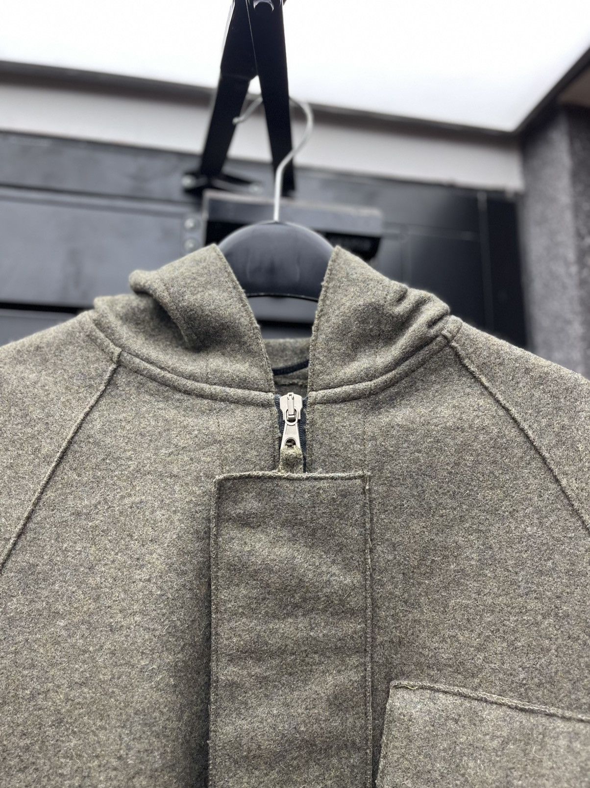 Stone Island 90s stone island vintage wool jacket green badge rare Size US XL / EU 56 / 4 - 3 Thumbnail