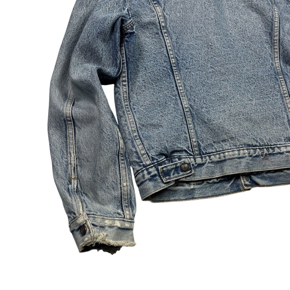 Levi's Vintage Clothing × Vintage 90s Levi’s Vintage Clothing Denim Sherpa Jacket Made in USA Size US L / EU 52-54 / 3 - 7 Thumbnail