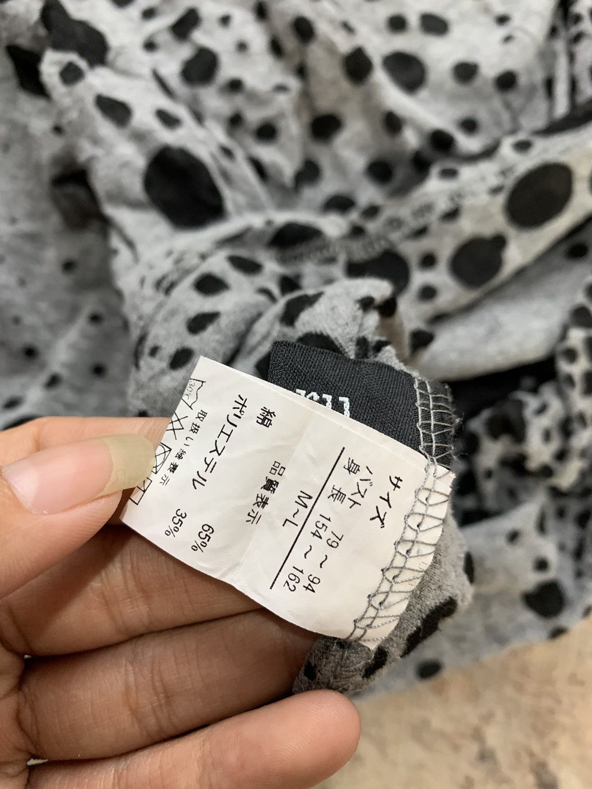 Hysteric Glamour × If Six Was Nine × Japanese Brand Cdg style fishnet Transfaran cut out japanese brand Size US S / EU 44-46 / 1 - 7 Thumbnail