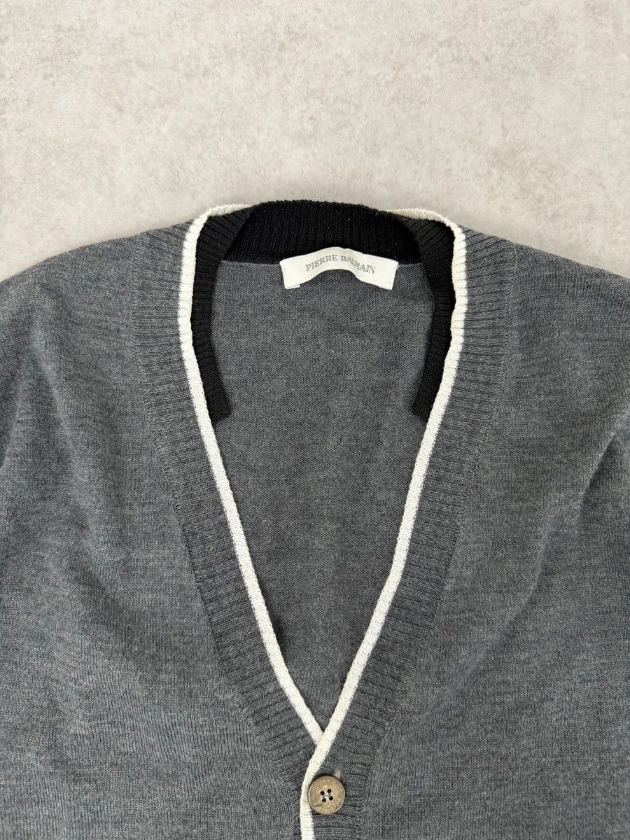Pierre Balmain AW2013 Pierre Balmain White & Grey Minimalist Cardigan Size US M / EU 48-50 / 2 - 10 Thumbnail