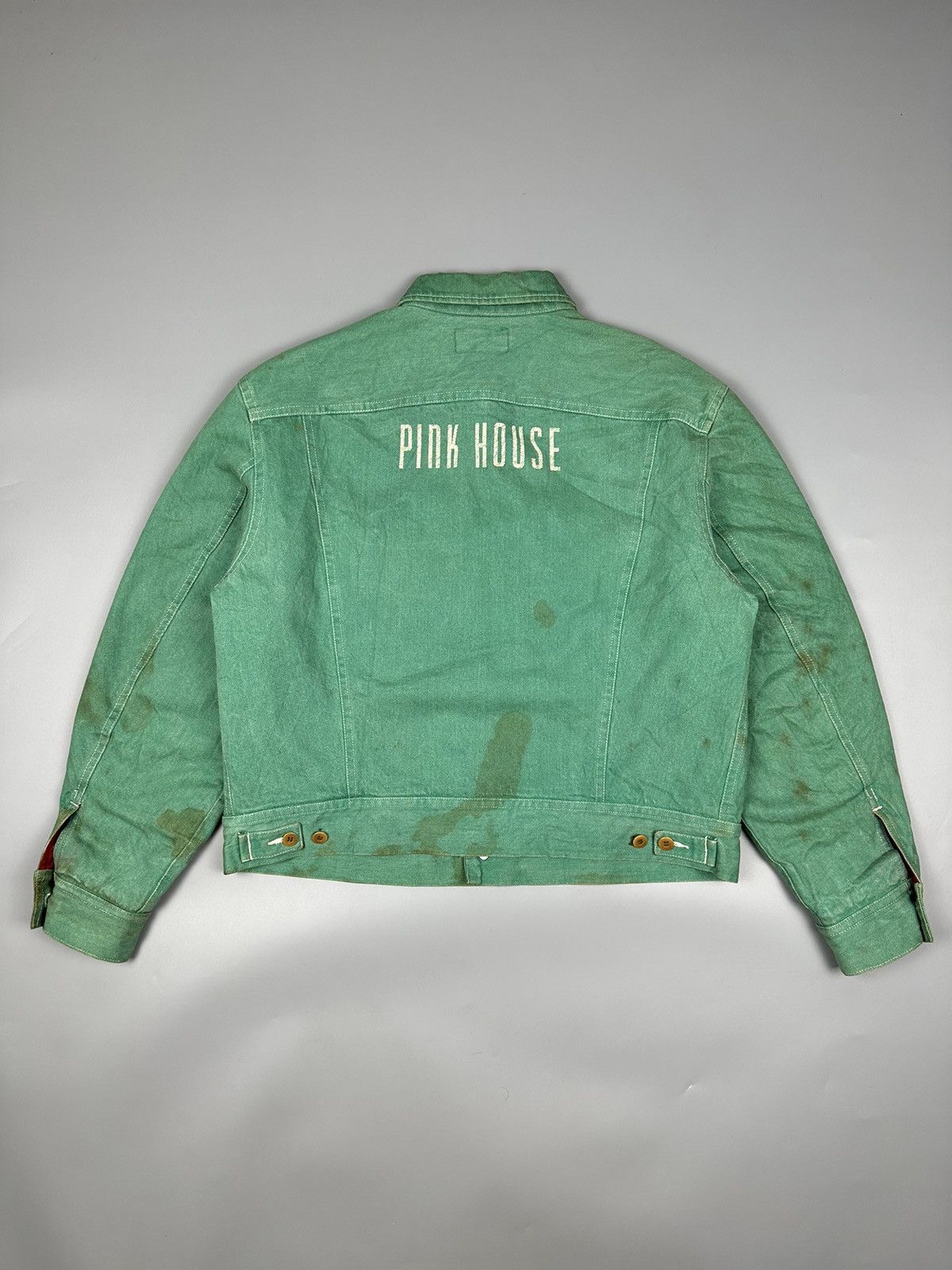 Pink House Vintage Pink House Boxy Denim Jacket Size US L / EU 52-54 / 3 - 2 Thumbnail