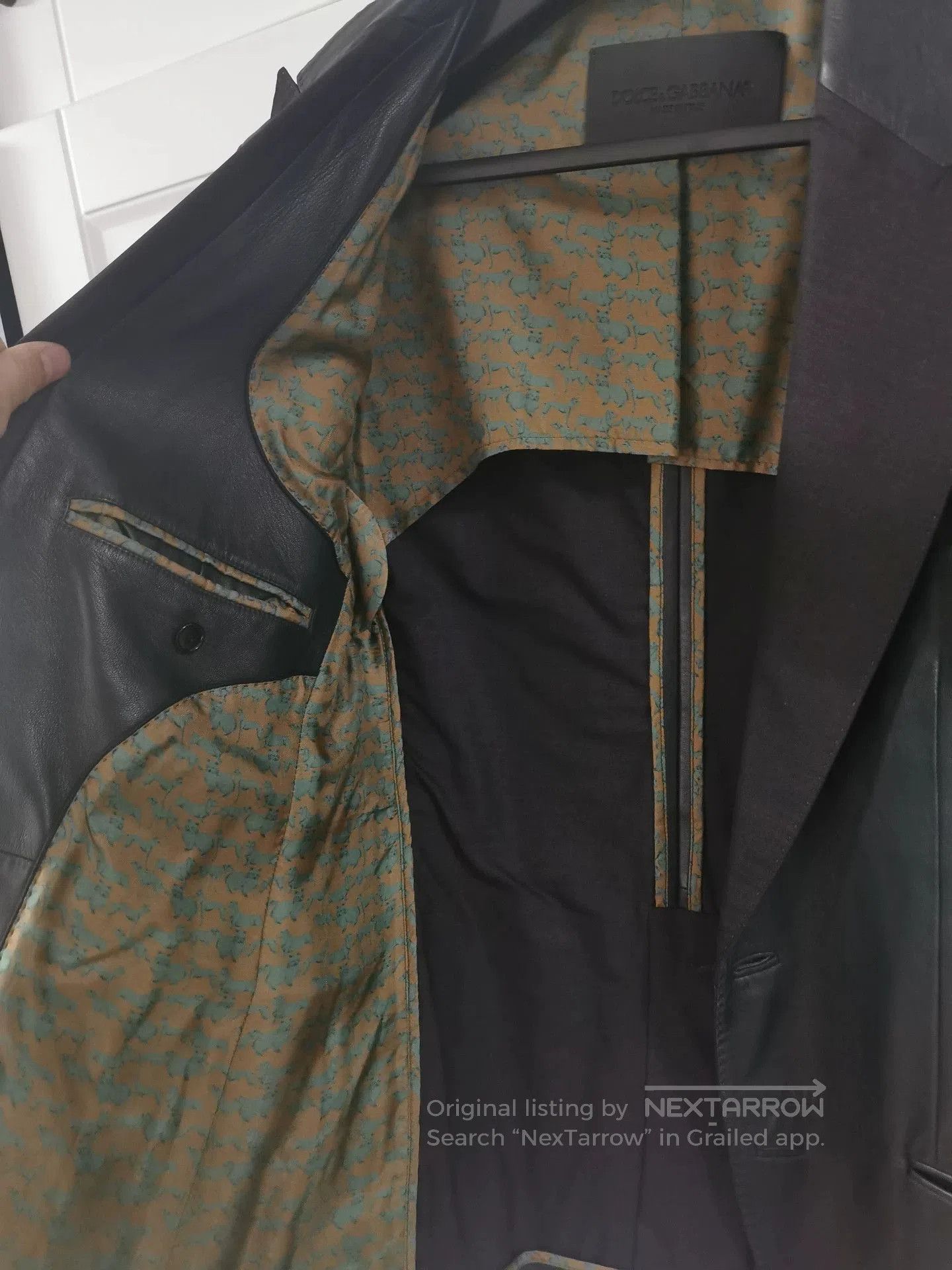 Dolce & Gabbana Unique Green Leather Suit by Dolce & Gabbana. Size US M / EU 48-50 / 2 - 5 Thumbnail