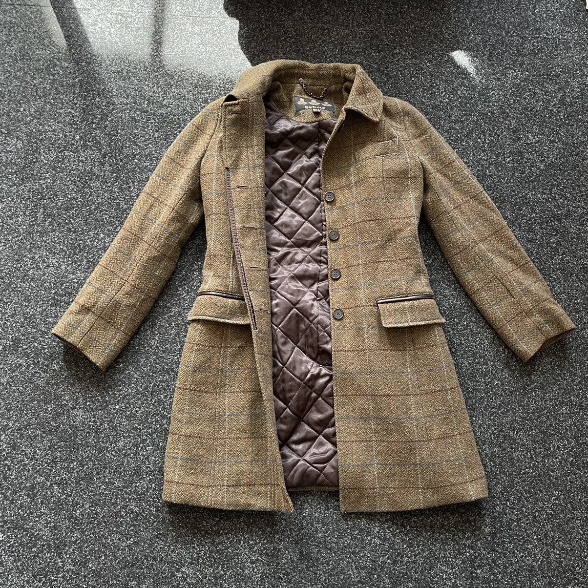 Barbour × Vintage Barbour luxury coat blazer jacket wool tweed Size S / US 4 / IT 40 - 1 Thumbnail