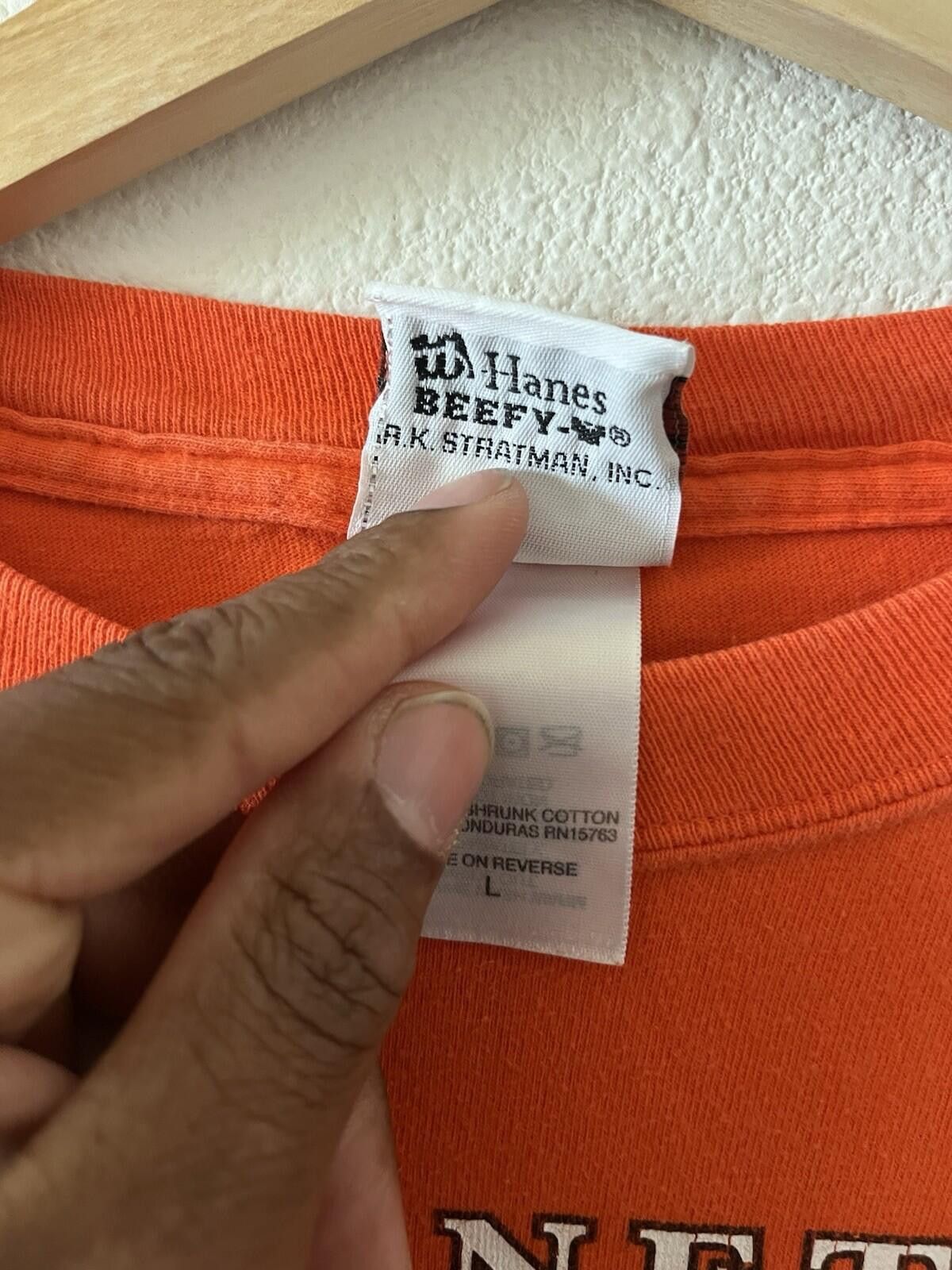 Harley Davidson Vintage Harley Davidson Barnett El Paso Orange Tee L Size US L / EU 52-54 / 3 - 5 Thumbnail