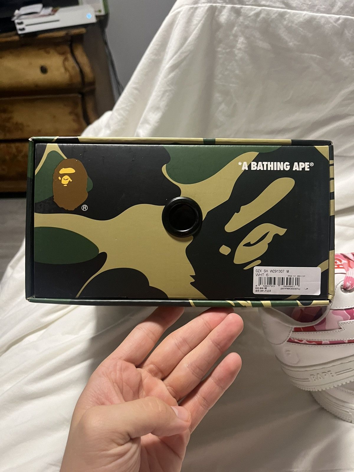 Bape BAPE STA ICON ABC CAMO PINK Sz 6M/7.5W | Grailed