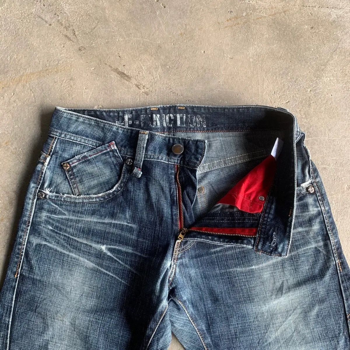 Edition Japan Edwin E-Function Jeans Curve Banana Leg Denim Pants Waist 32 Size US 32 / EU 48 - 4 Thumbnail