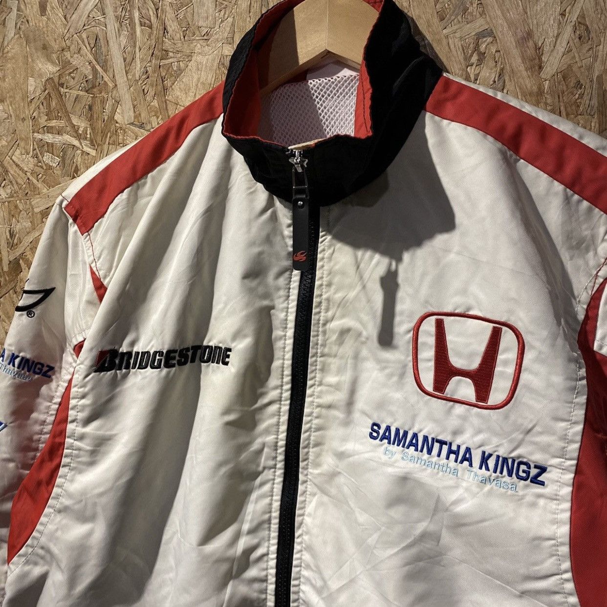 Honda × Vintage Vintage Honda Racing Jacket – Bridgestone x Samantha Kingz Size US L / EU 52-54 / 3 - 3 Thumbnail