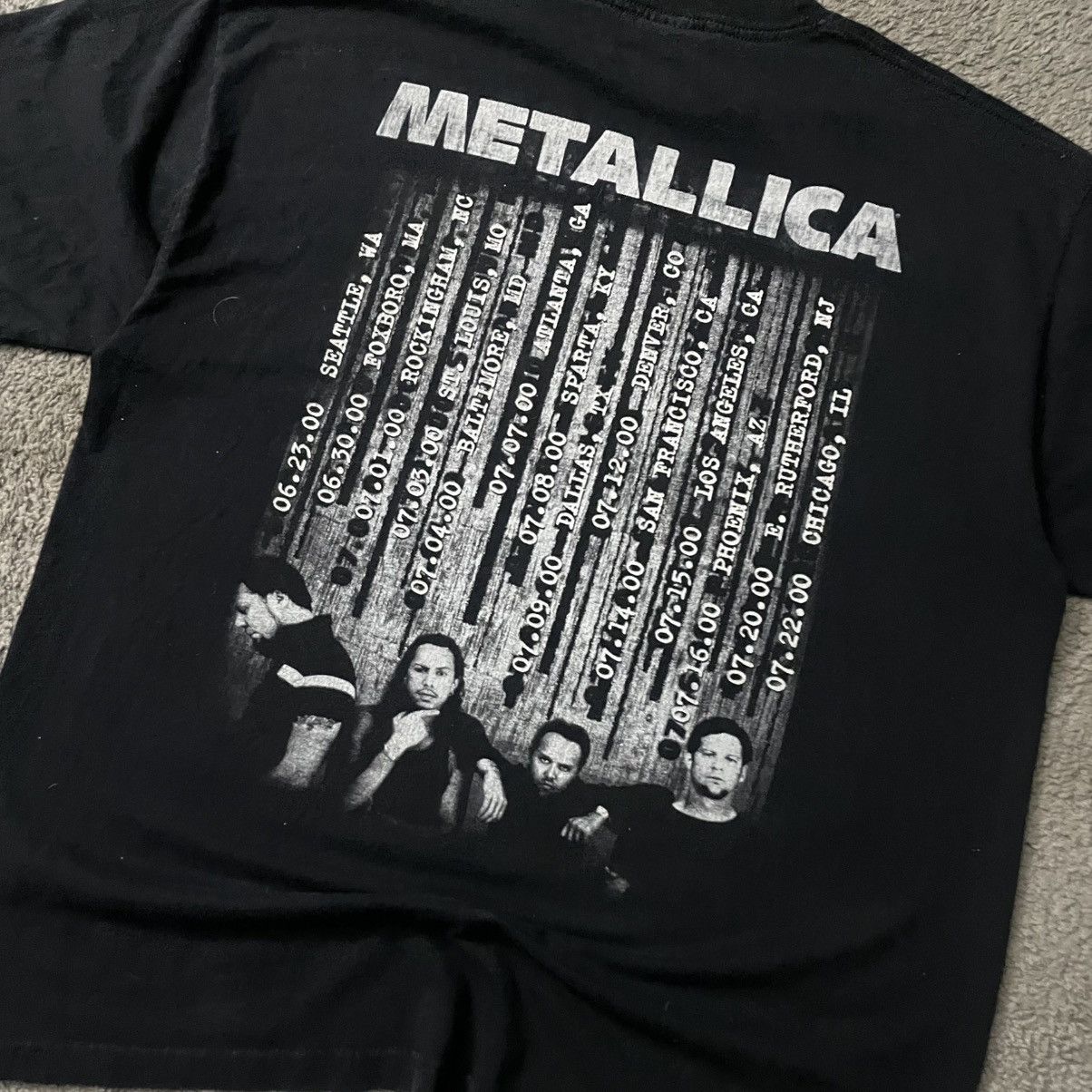 Giant Vintage 1999 Metallica Tour Tee Giant Tag Double Sided XL Size US XL / EU 56 / 4 - 5 Thumbnail