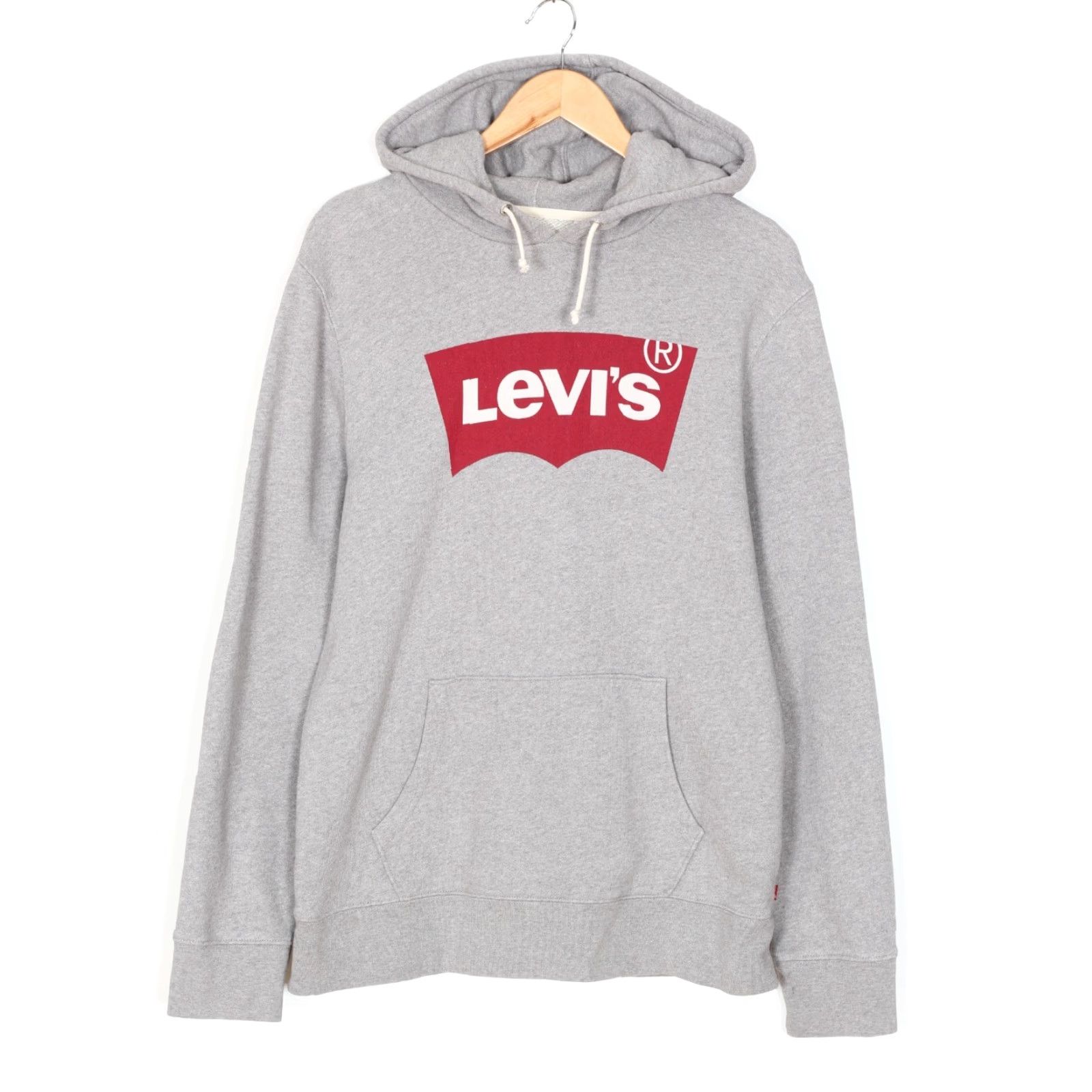 Levi's LEVI’S Graphic Pullover Hoodie Sweatshirt Mens L Grey VR1878 Size US L / EU 52-54 / 3 - 2 Thumbnail