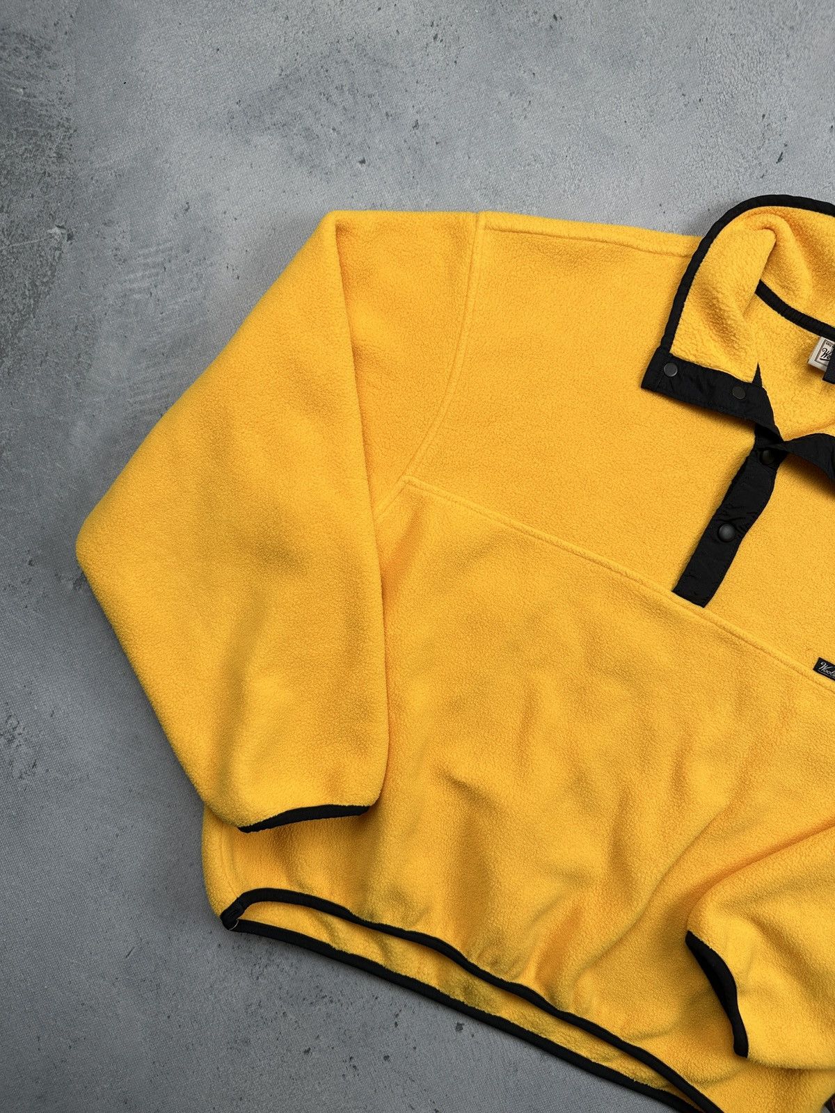 Woolrich Woolen Mills Woolrich Polartec Snap Fleece Pullover Yellow Black Trim USA Size US XL / EU 56 / 4 - 2 Thumbnail