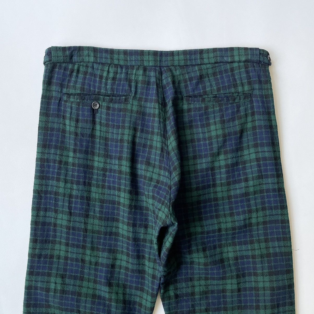 Comme des Garcons ‘Reworked Tartan Panelled’ Wool Trousers Size US 34 / EU 50 - 13 Thumbnail