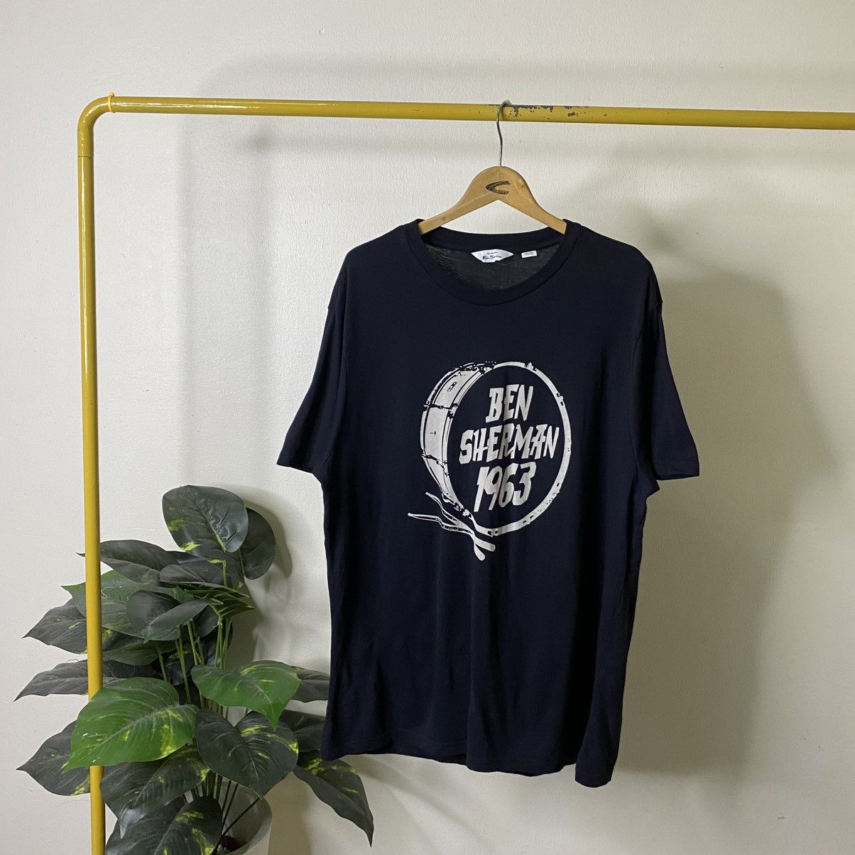 Ben Sherman Black Graphic T Shirt Mods Vespa Casual Size US XXL / EU 58 / 5 - 1 Thumbnail