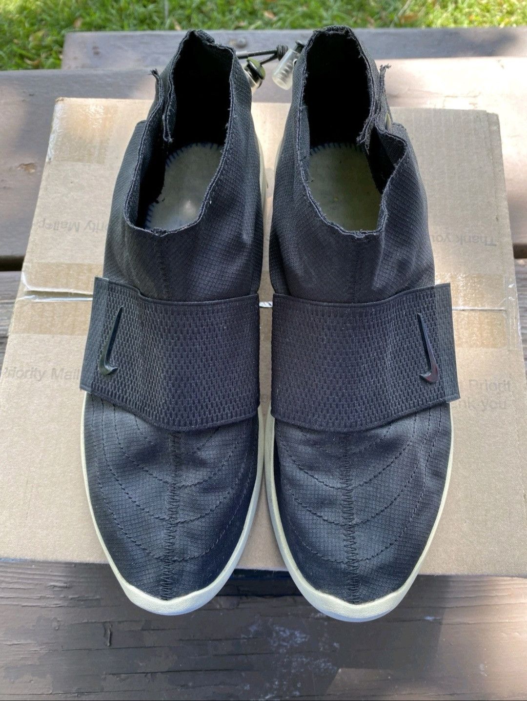 Fear of God Air Fear Of God Moc Black AT8086002 Size 8.5 Men Size US 8.5 / EU 41-42 - 2 Thumbnail