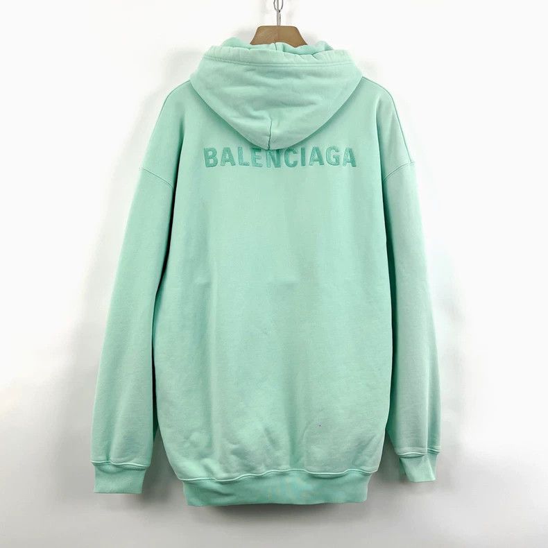 Balenciaga Balenciaga Mint green front and back monogrammed embroider Size US XS / EU 42 / 0 - 2 Thumbnail