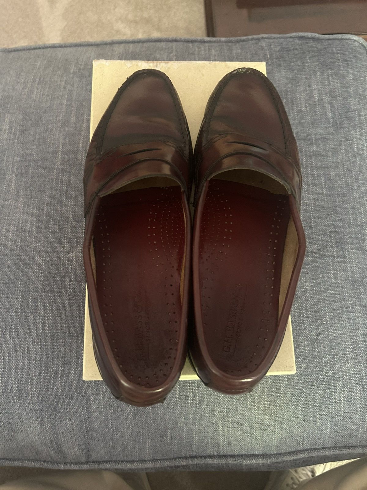 Bass Bass Weejun Loaf slipons size 11.5 narrow Size US 11.5 / EU 44-45 - 2 Thumbnail