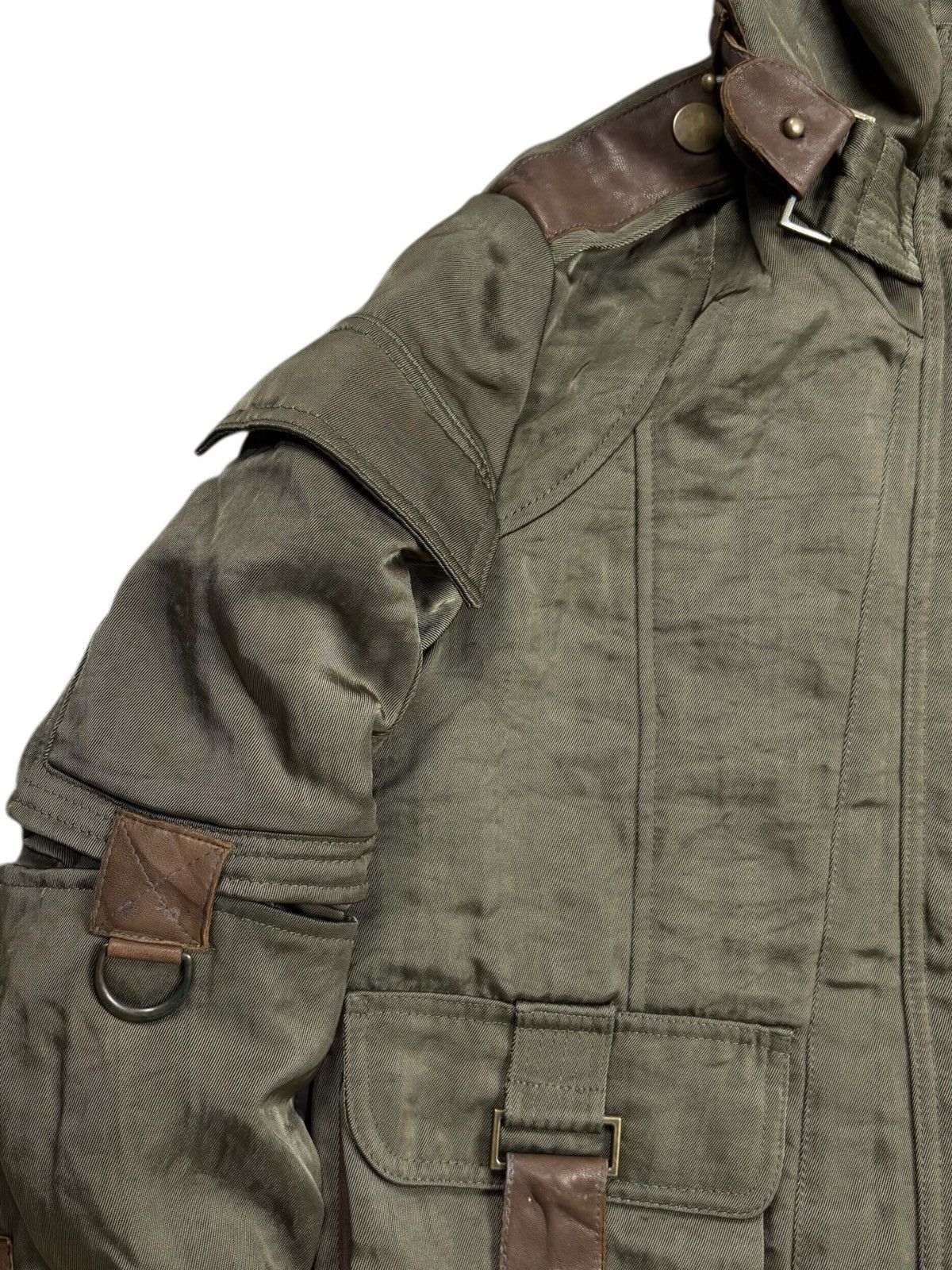 Le Grande Bleu (L.G.B.) 2000s Masculo - Apocalypse Style Cargo Jacket Size US M / EU 48-50 / 2 - 6 Thumbnail