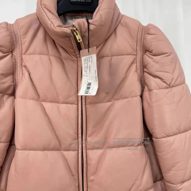Miu Miu Miu Miu Short Pink Down Jacket for Women . Size S / US 4 / IT 40 - 3 Thumbnail