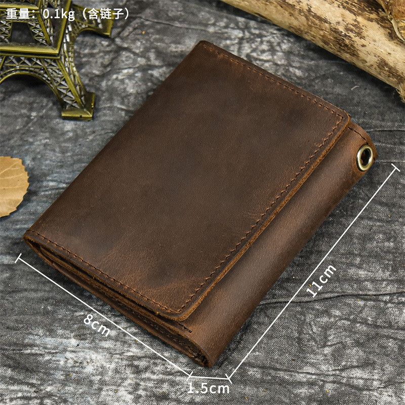 Japanese Brand × Vintage Men PU Leather Wallet With Chain Size ONE SIZE - 7 Thumbnail