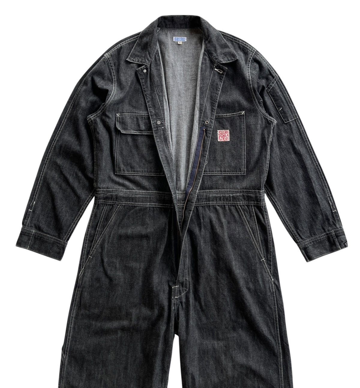 Sugar Cane RARE!!! 70s Sugar Cane Toyo Enterprices Denim Coverall Size US 40 / EU 56 - 7 Thumbnail