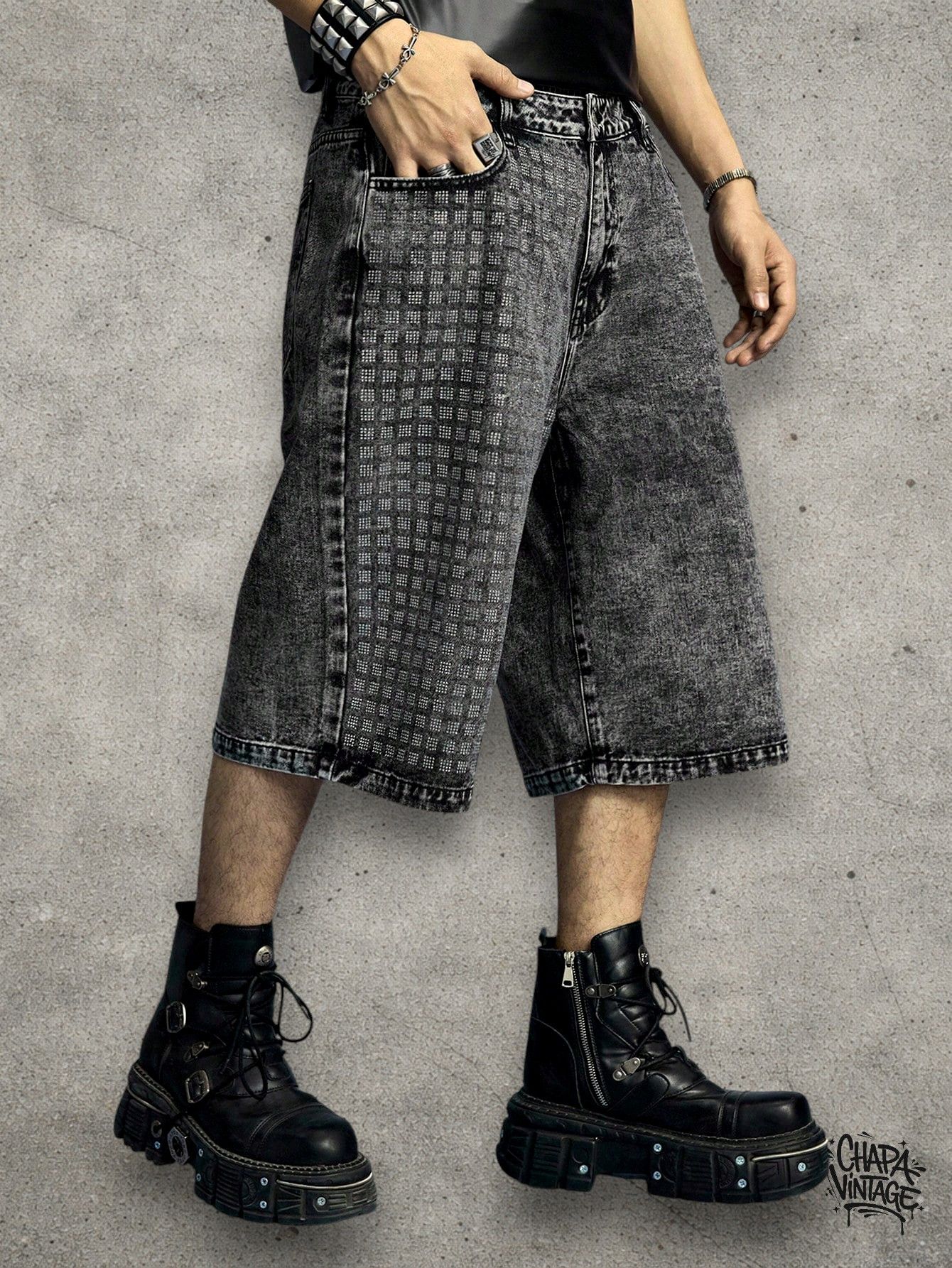 Japanese Brand Goth opium shorts Size US 32 / EU 48 - 3 Thumbnail