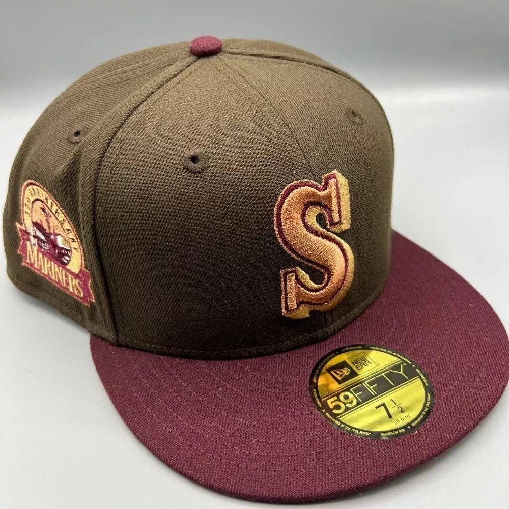 New Era Seattle Mariners Hat Men 7 1/2 30th Anniversary Fitted Cap Size ONE SIZE - 1 Thumbnail