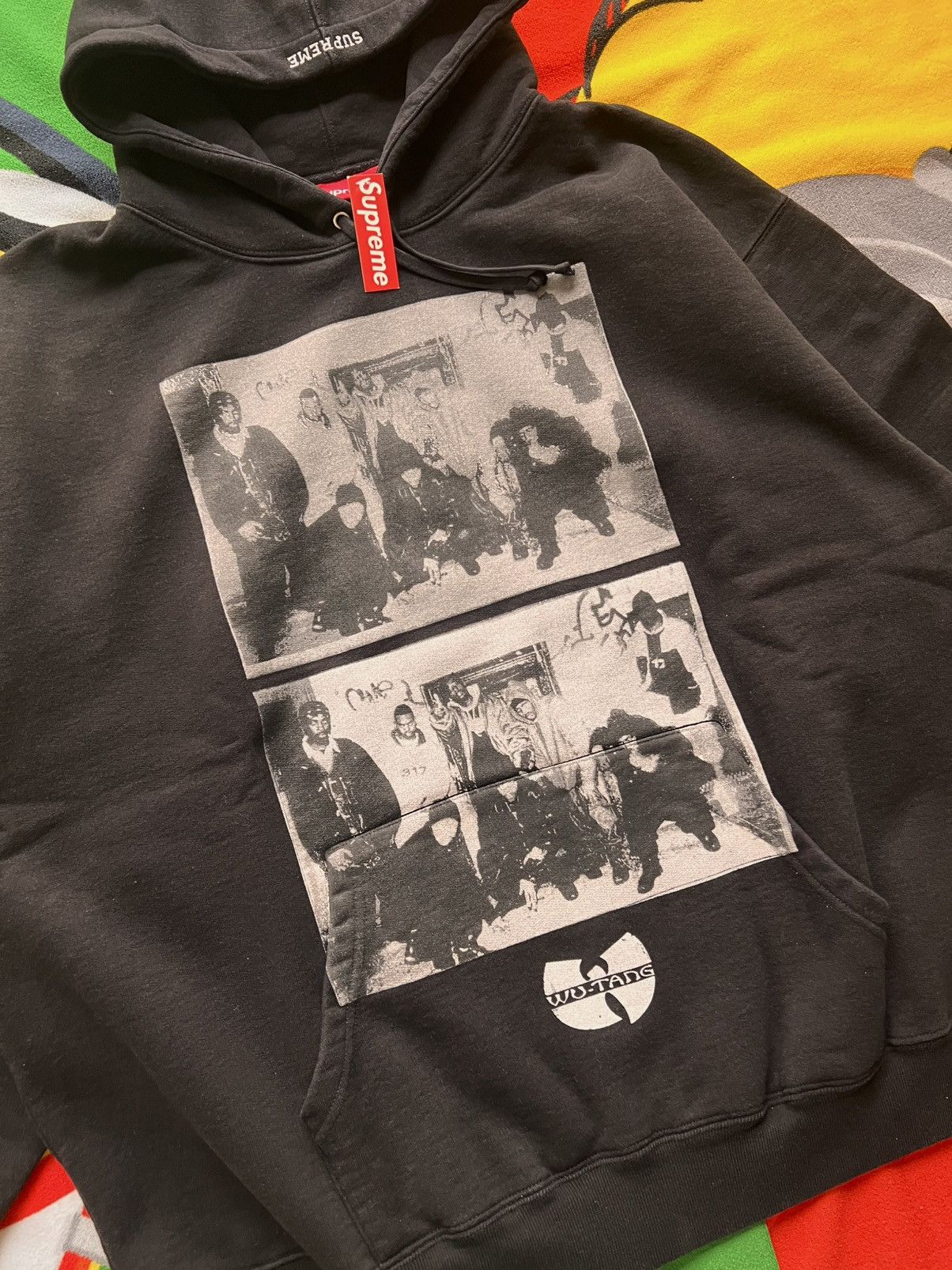 Supreme XL Supreme Wu-Tang Clan Hooded Sweatshirt Black FW25 hoodie Size US XL / EU 56 / 4 - 17 Thumbnail