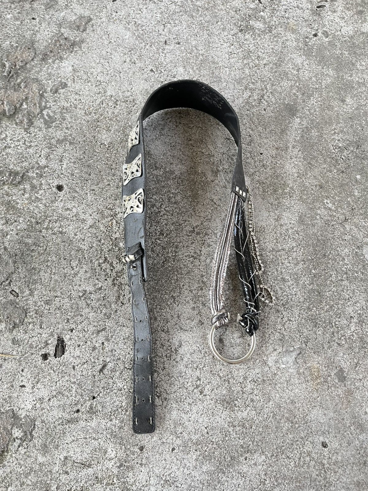 Japanese Brand Black chain belts Size ONE SIZE - 1 Thumbnail