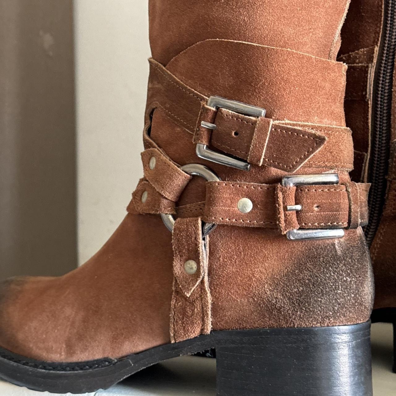 Vintage Archive Vintage biker gladiator boots with many belts Size US 5.5 / IT 35.5 - 5 Thumbnail