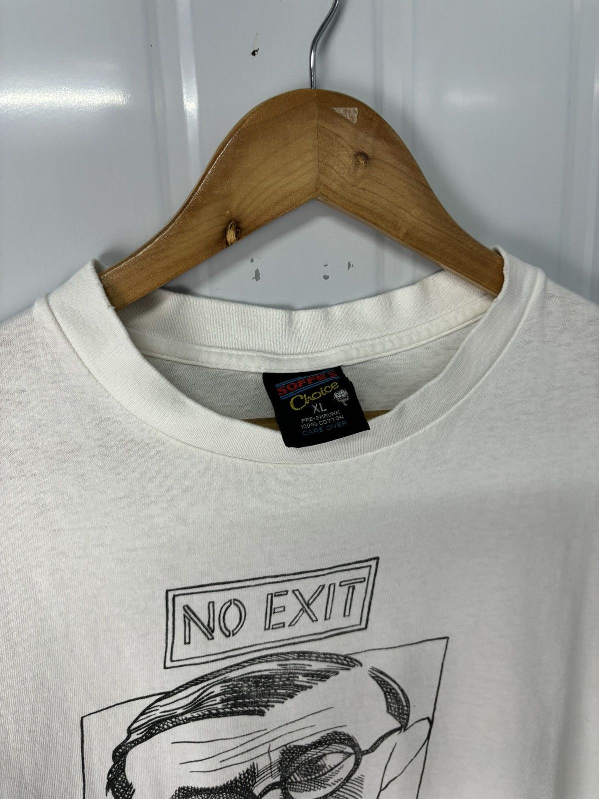 Vintage RARE! Vintage 90’s Jean Paul Sartre Art Tees Size US XL / EU 56 / 4 - 5 Thumbnail