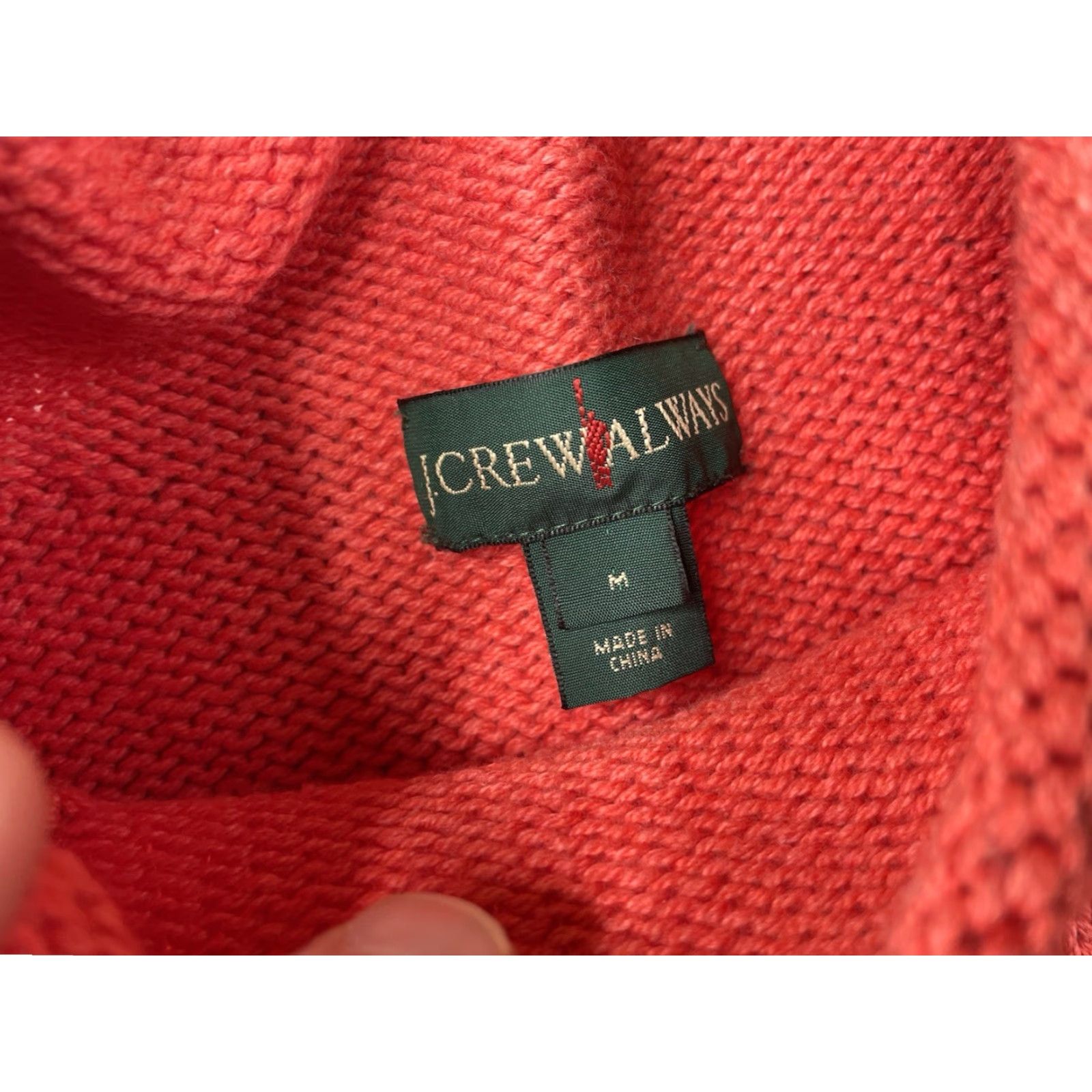 J.Crew J.Crew Rollneck Sweater Crop Womens Large Blue Long Sleeve Pullover Wool Knit Mock Neck Regular Fit Casual Fall Winter 2 Months? Size M / US 6-8 / IT 42-44 - 3 Thumbnail