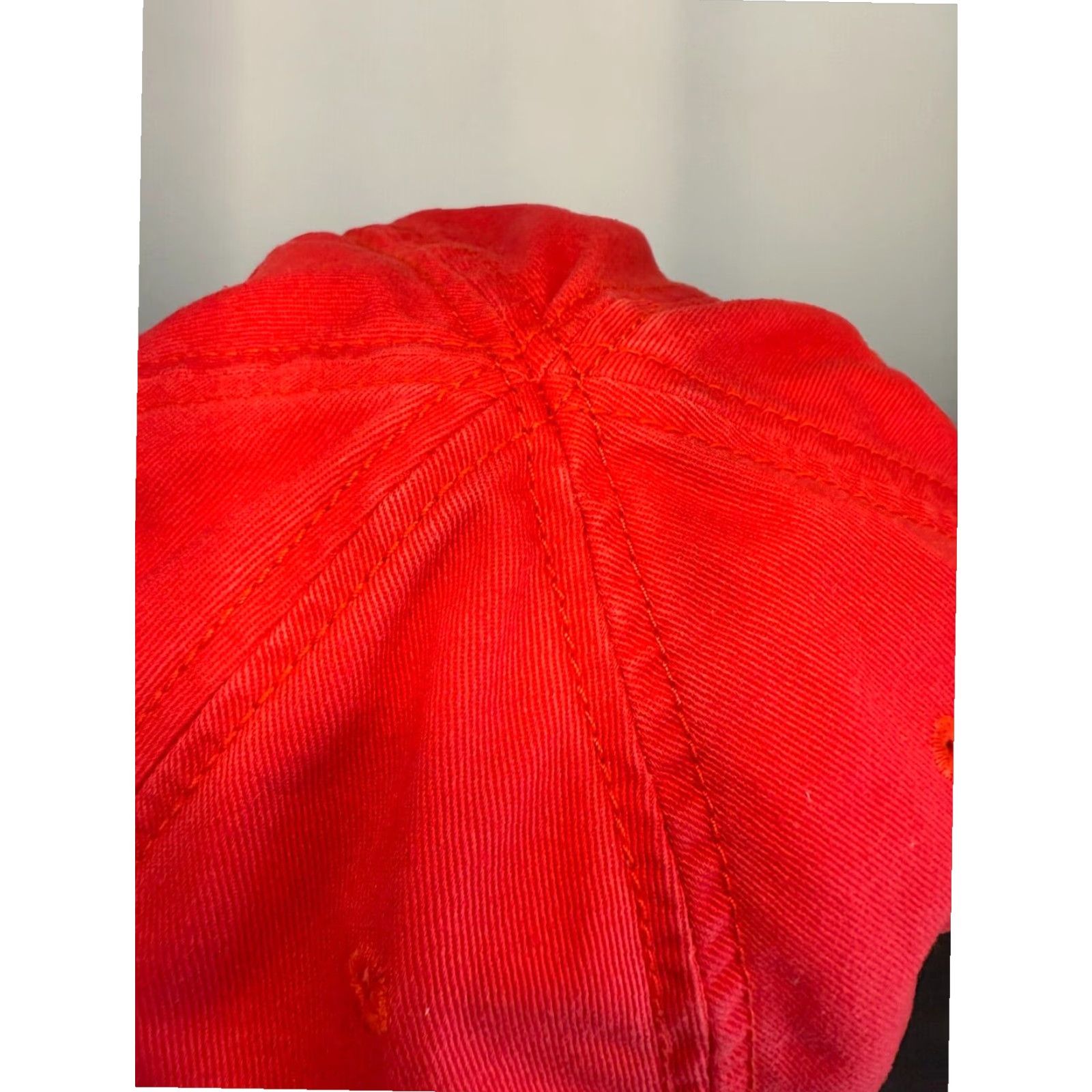 Lacoste Lacoste Golf Hat Mens Red Cotton Strapback Big Crocodile Embroidered Size ONE SIZE - 6 Thumbnail