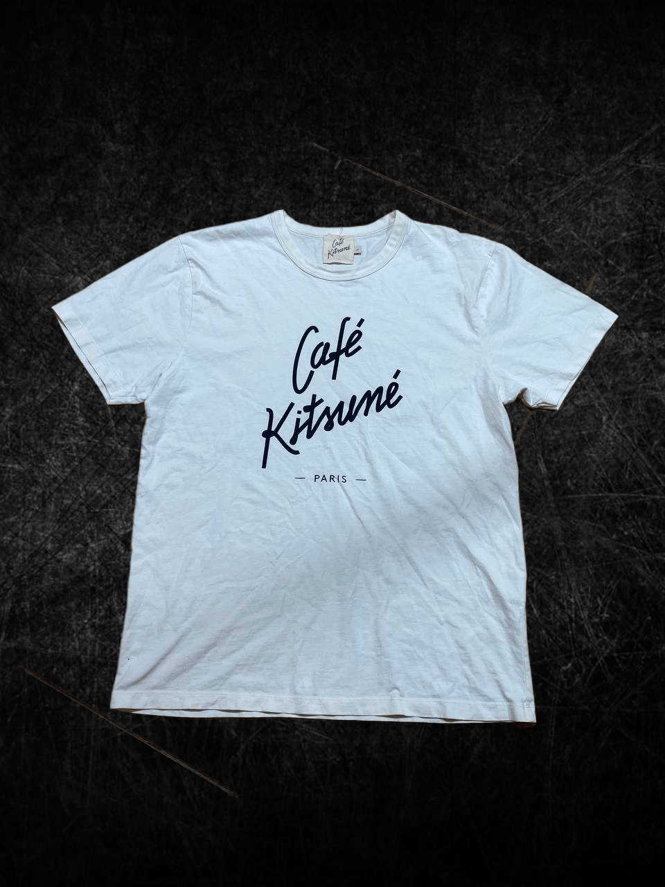 Maison Kitsune MAISON KITSUNE Cafe Kitsune Logo Print T-Shirt, Size US L / EU 52-54 / 3 - 1 Thumbnail