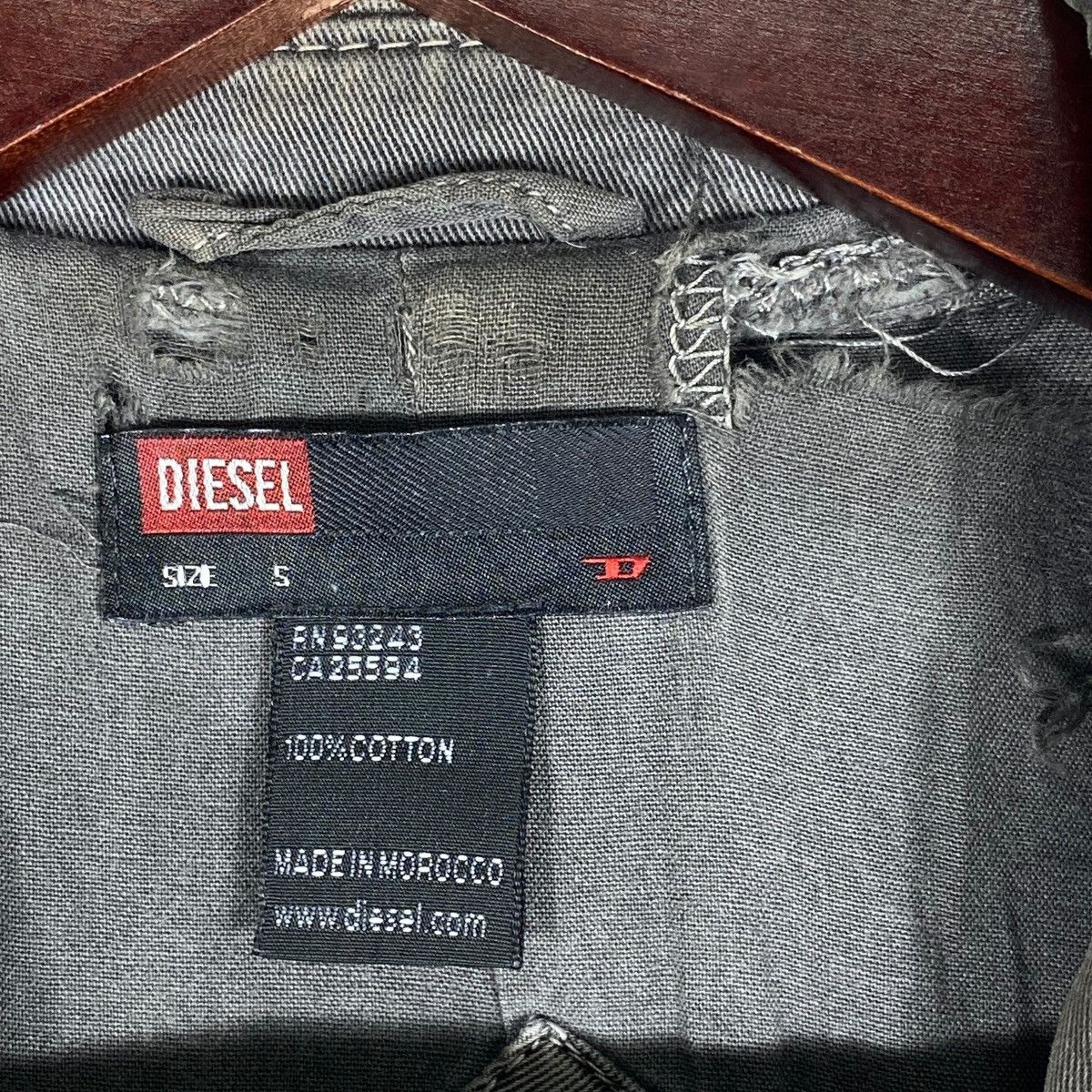 55DSL × Diesel × Diesel Black Gold Vintage Diesel Stonewash Distressed Jacket Size S / US 4 / IT 40 - 9 Thumbnail