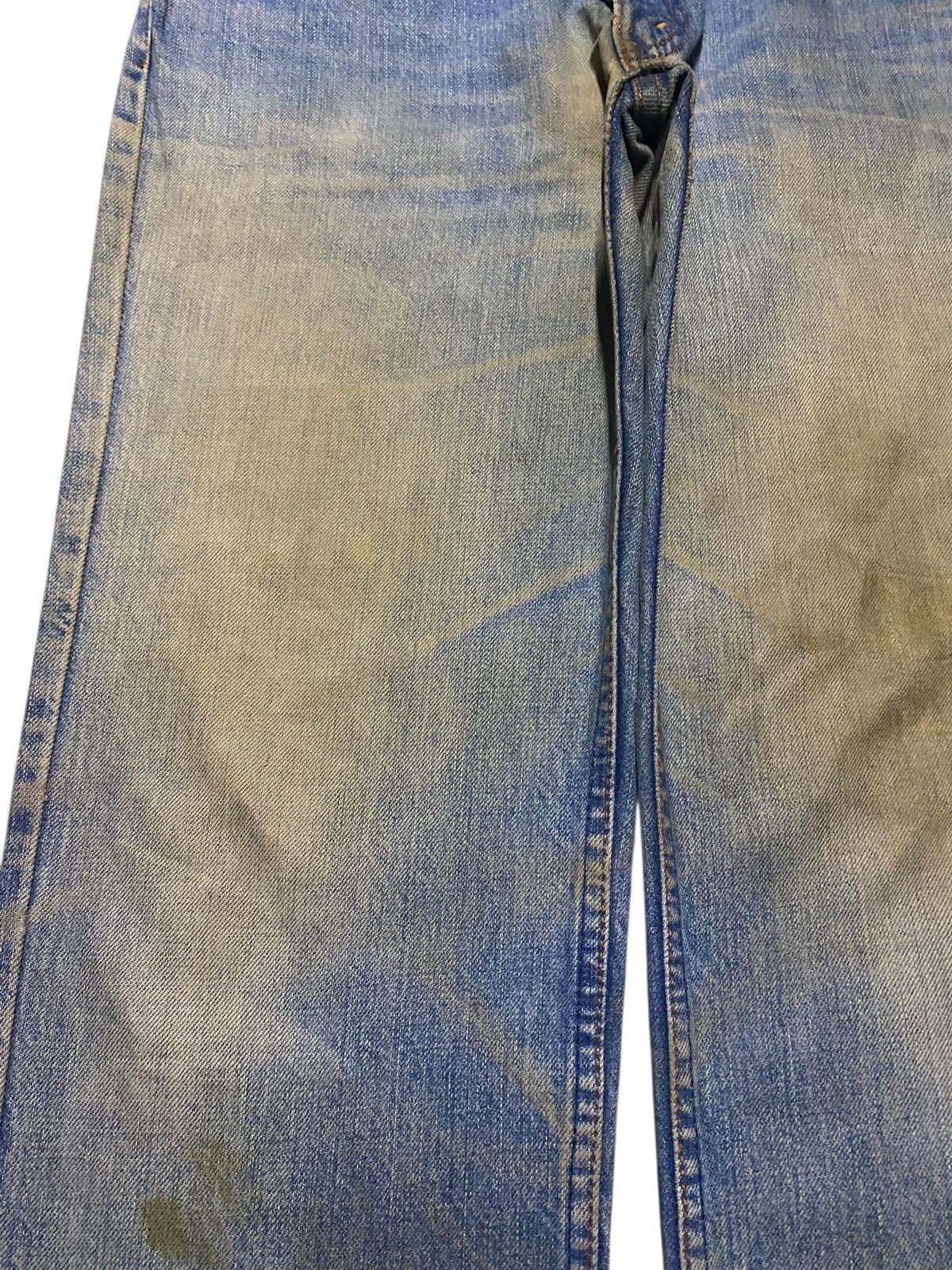 Levi's Vintage Levis 502 80s Mud Wash Distressed Loose Jeans Size US 33 - 7 Thumbnail